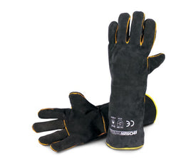 Bossweld 16″ Black & Gold Welding Glove Pair 700010