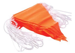Maxisafe Orange Bunting Flag Line  30 metre  BBF722