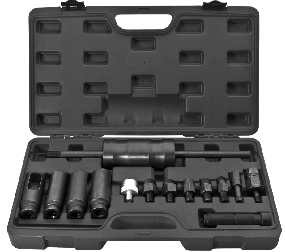 SP Tools Diesel Injector Extractor and Common Rail Puller Kit 14pc Plus Slide Hammer SP66082 Fuel Injector SP Tools