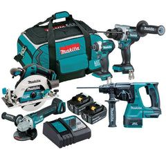 Makita 18V Brushless 5 Piece Combo Kit DLX5063TX1
