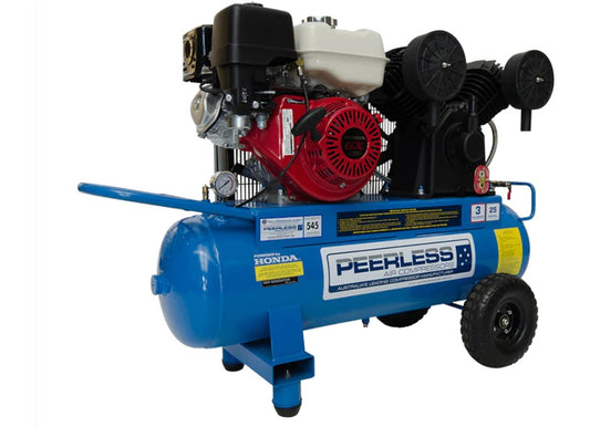 Peerless PV25 Air Compressor Petrol PV25 545LPM Honda GX270 00561 Compressor Peerless Products
