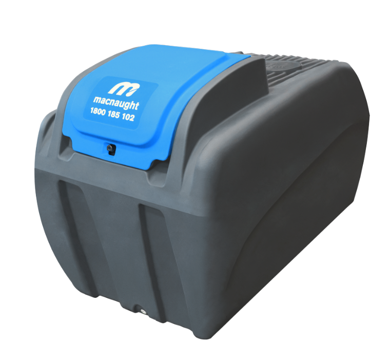 Macnaught 1000L Poly Diesel Tank Slim With 12V High Flow Pump Kit MDT1000L Fuel Tank Macnaught