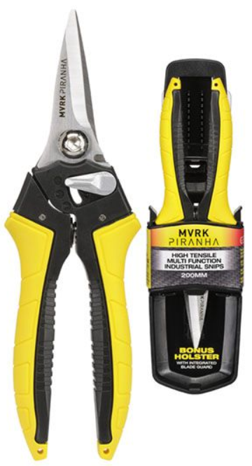 MVRK Piranha 200mm High Tensile Multi Function Industrial Snips 1003-MF200HT Plier and Cutters MVRK