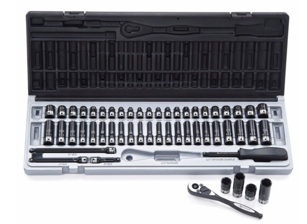 Dual Action DASET2-53 PCE 6PT 1/4" Dr Socket Set 10045302 Socket Set Dual Action