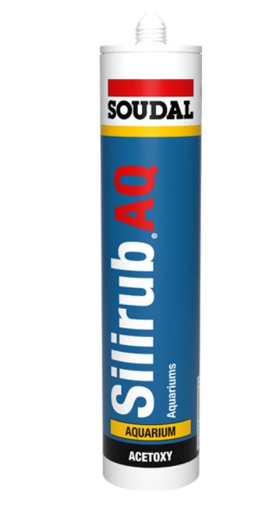 Soudal Silirub AQ Translucent Aquaria and Terrarium Use 310ml x 12 102543 Sealant Soudal