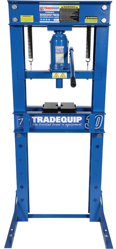 TQB Hydraulic Work Shop Press 30,000kg 1062T Hydraulic Press Trade Quip
