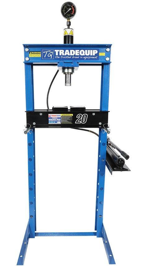 TQB Hydraulic Workshop Press Ramm Pump 20,000kg 1063T workshop press Trade Quip