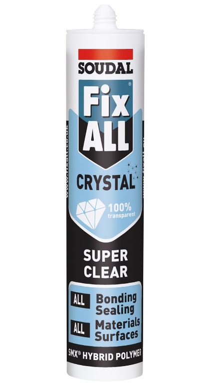 Soudal Fix ALL Crystal 290ml x 12 118779 Sealant Soudal