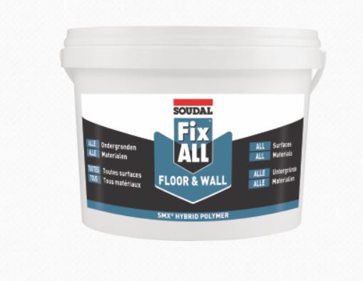 Soudal Fix ALL Floor & Wall White 4kg x 6 120137 Adhesive Soudal