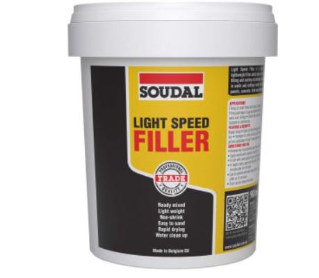 Soudal Light Speed Filler 900ml White x 12 132672 filler Soudal