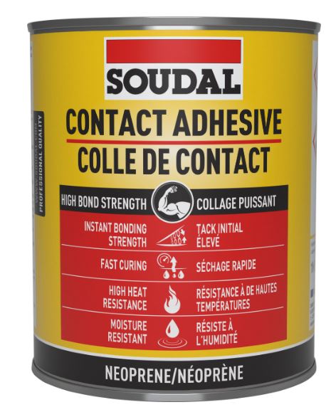 Soudal Contact Adhesive 110LQ 500ml Amber x 12 134658 Adhesive Soudal