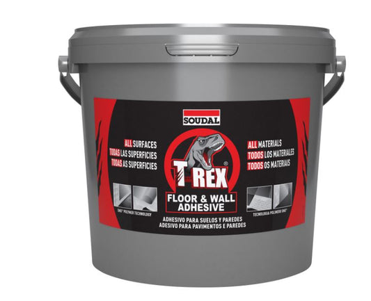 Soudal T-Rex Floor & Wall White 4KG x 12 134899 Adhesive Soudal