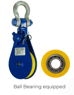 Austlift Snatch Block with Shackle Head 8T 8" Suits 16-18mm steel rope 140108 Snatch Block Austlift