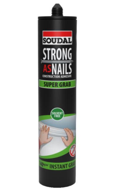 Soudal Strong As Nails Super Grab Beige 350gm x 12 144903 Adhesive Soudal
