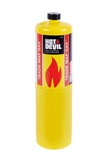 Hot Devil Trade Map Gas Cylinder HDTRD Butane Gas Hot Devil