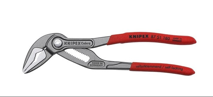 Knipex ES Cobra Water Pump Pliers 180mm 8751180SB Plier and Cutters Knipex