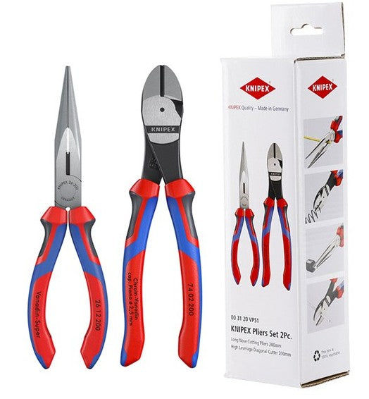 Knipex Cutting and Gripping Set 2pc 003120VP51 nippers Knipex