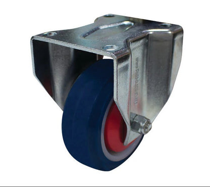 100mm Rebound Rubber Wheel 200kg Capacity Castor R4605 wheel Richmond Rolling Solutions