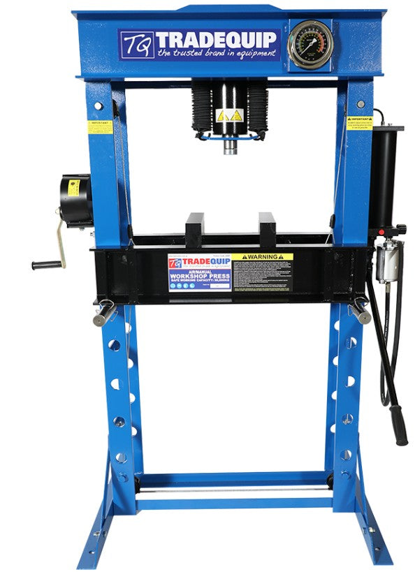 TQB Air/Hydraulic Workshop Press 50,000kg 2048T workshop press Trade Quip