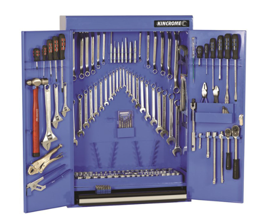 Kincrome Wall Cabinet Tool Kit 212 Piece 21081 Tool Box Kincrome