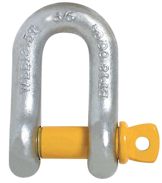 Beaver Hot Dipped Galvanised Dee Shackle Screw Pin 3.2 Tonne 16mm x 19mm 241316 Dee Shackle Beaver
