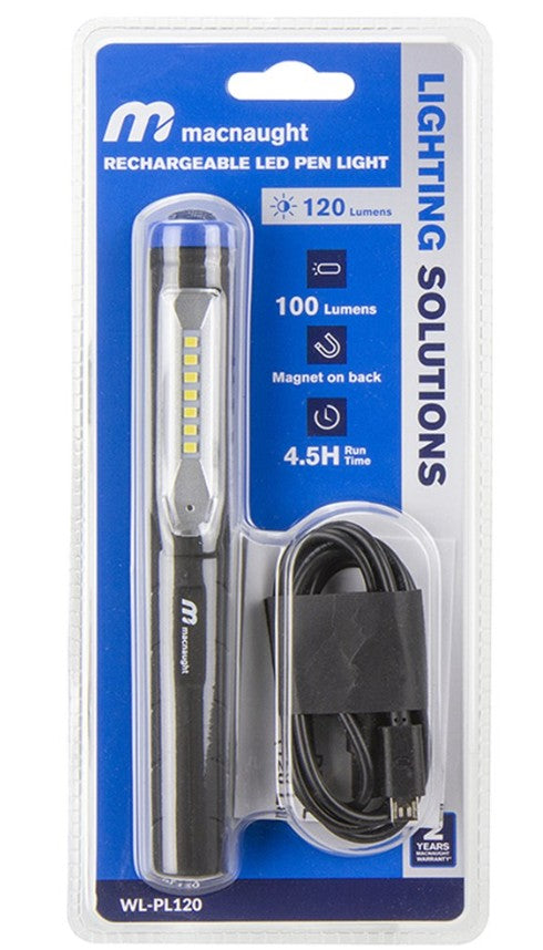 Macnaught Rechargeable LED Pen Light WL-PL120 penlight Macnaught