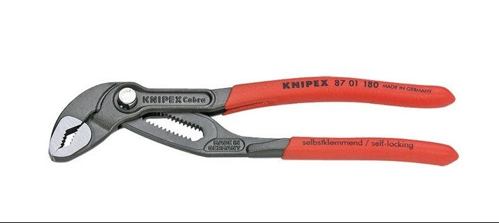 Knipex Cobra Water Pump Plier 180mm 8701180SB Plier and Cutters Knipex