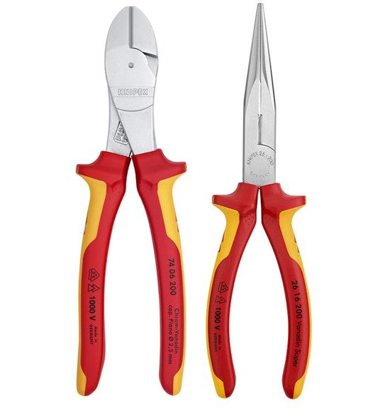 Knipex 1000V Electrical Set 2pc 00 31 20 VP52 pliers Knipex