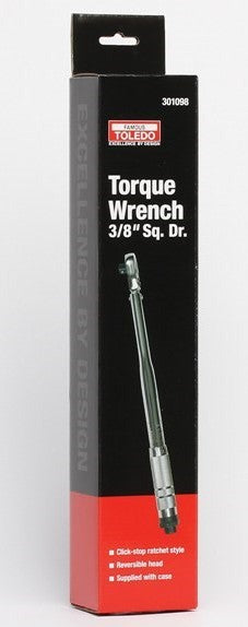Toledo Torque Wrench 3/8" Sq. Drive 7-108Nm/5-80Ft. Lbs 301098 wrench Toledo