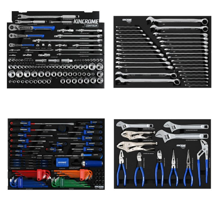 CONTOUR® Workshop Tool Kit 280 Piece 11 Drawer (29") Black K1950B Toolbox Kincrome