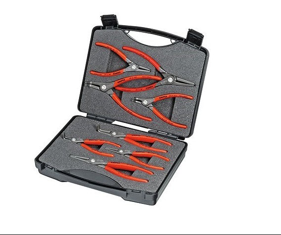 Knipex Precision Circlip Pliers 8 Pce Set Plastic Case 002125 Plier and Cutters Knipex