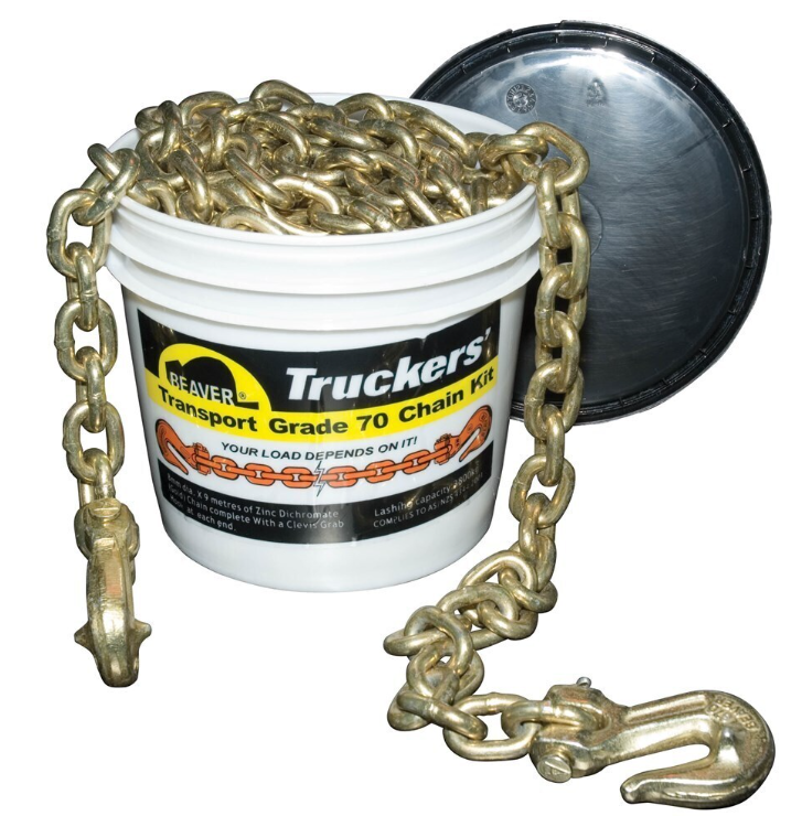 Beaver Grade 70 x 9m Gold Load Chain Kit with Grab Hooks Each End 6mm Chain 400903 chain kit Beaver