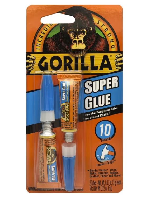 Gorilla Superglue 3gm 2 pack GG41005 Glue Gorilla