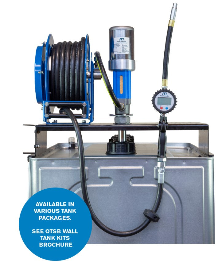 Macnaught OTSB Tank 400L With R SERIES Oil Pump, Reel and Gun OTS1215-R5400 Storage Tank Macnaught