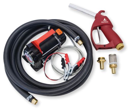 Alemlube 12V Diesel Electric Pump Kit, 50LPM 52000 Diesel Pump Alemlube