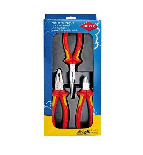 Knipex 1000v Pliers Set 3pc 002012S01 nippers Knipex