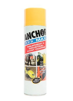 Anchormax Golden Safety Yellow Spray Can Paint 400gm 58345 Spray Paint Anchor