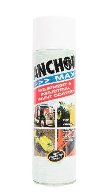 Anchormax Gloss White Spray Can Paint 400gm 58408 Spray Paint Anchor