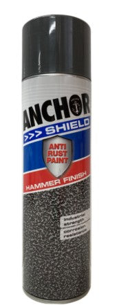 Anchor Hammer Finish Charcoal 400gm 60100 Spray Paint Anchor