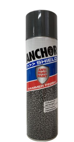 Anchor Hammer Finish Black 400gm 60105 Spray Paint Anchor