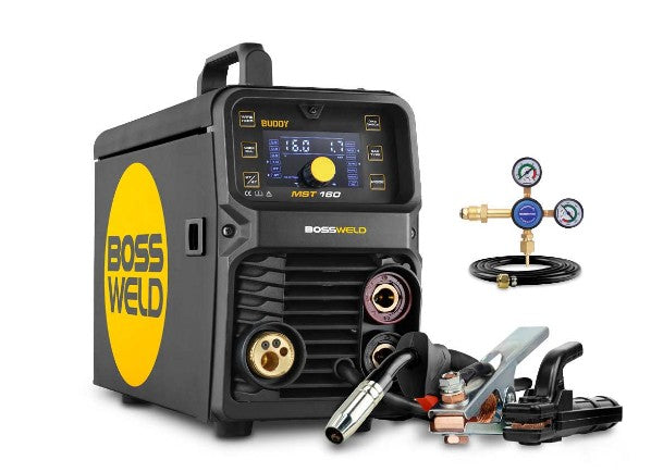 Bossweld Buddy MST160 Inverter Welder 10A 633160Bundle welder Bossweld