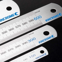Kincrome Stainless Steel Ruler Metric 150mm 300mm 600mm 1000mm