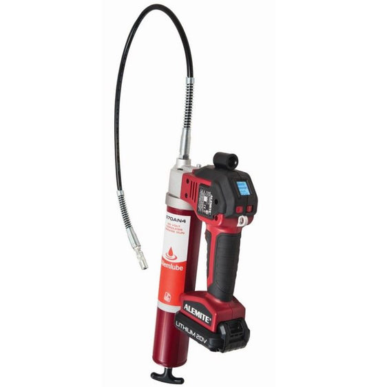 Alemlube 450g 20V Lithium-ion Cordless Grease Gun 670AN6 Grease Pumps and Guns Alemlube