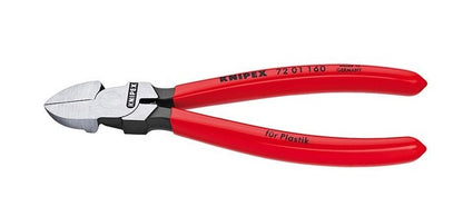 Knipex Diagonal Flush Cutter for Plastic with Spring 160mm 7201160SB Cutter Knipex