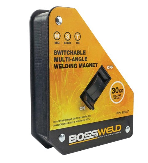 Bossweld Switchable Multi Angle 30 Kg Welding Magnet 886027 Welding Magnet Bossweld