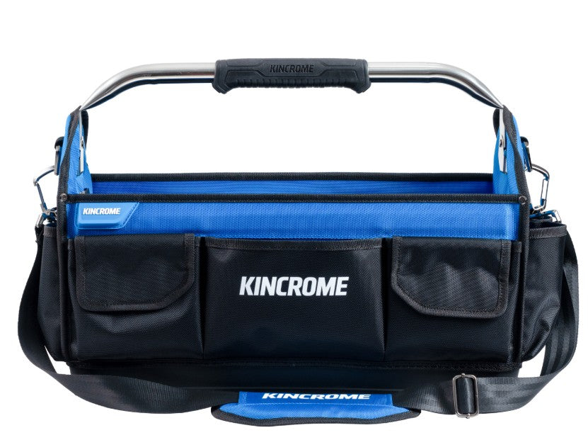 Kincrome Hard Base Open Tote Swivel Handle Bag 520mm Large K13521L Tool Bag Kincrome