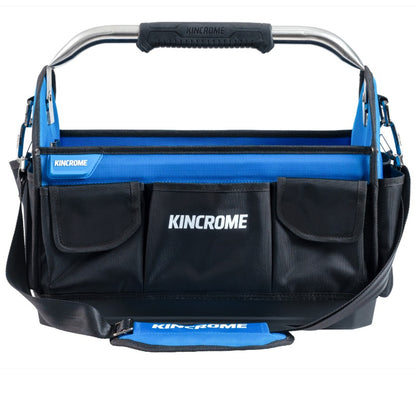 Kincrome Hard Base Open Tote Swivel Handle Bag 450mm Medium K13521M Tool Bag Kincrome