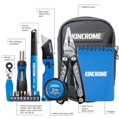 Kincrome EDC Tool Kit 17 Piece K10062 Tool Kit Kincrome
