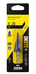 Alpha 4-20mm Onsite Plus Step Drill Spiral Flute 9STQRM4-20SD