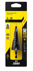 Alpha 6-30mm Onsite Plus Step Drill Spiral Flute 9STQRM6-30SD